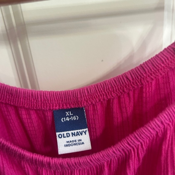 EUC like new girls youth size 14/16 vibrant pink Tiered Smocked Maxi Dress. - Picture 3 of 10